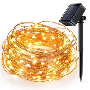 Güneş Enerjisi Bakır Tel Dize Işık Nasıl Çalışır?