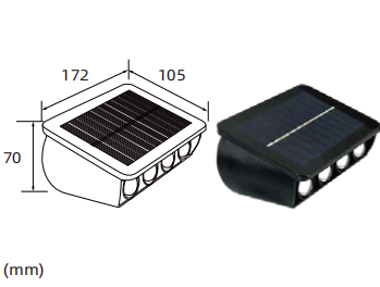 Yeni Solar Lamba Dış Mekan Duvar Lambası